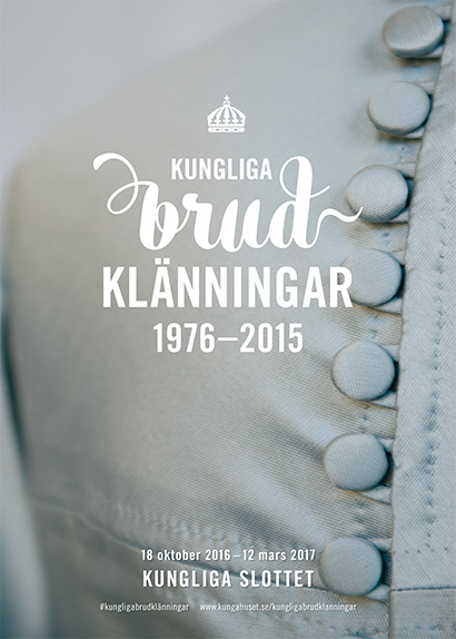 Kungliga brudklänningar Prinsessan Lilian utställning  Rikssalen Kungliga slottet 2016
