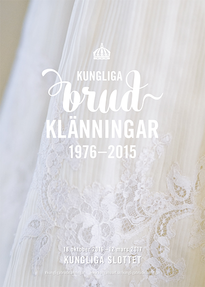 Kungliga brudklänningar Prinsessan Madeleine utställning  Rikssalen Kungliga slottet 2016