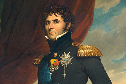 Crown Prince Karl (XIV) Johan portrait by François Gerard the Bernadotte Gallery the Royal Palace